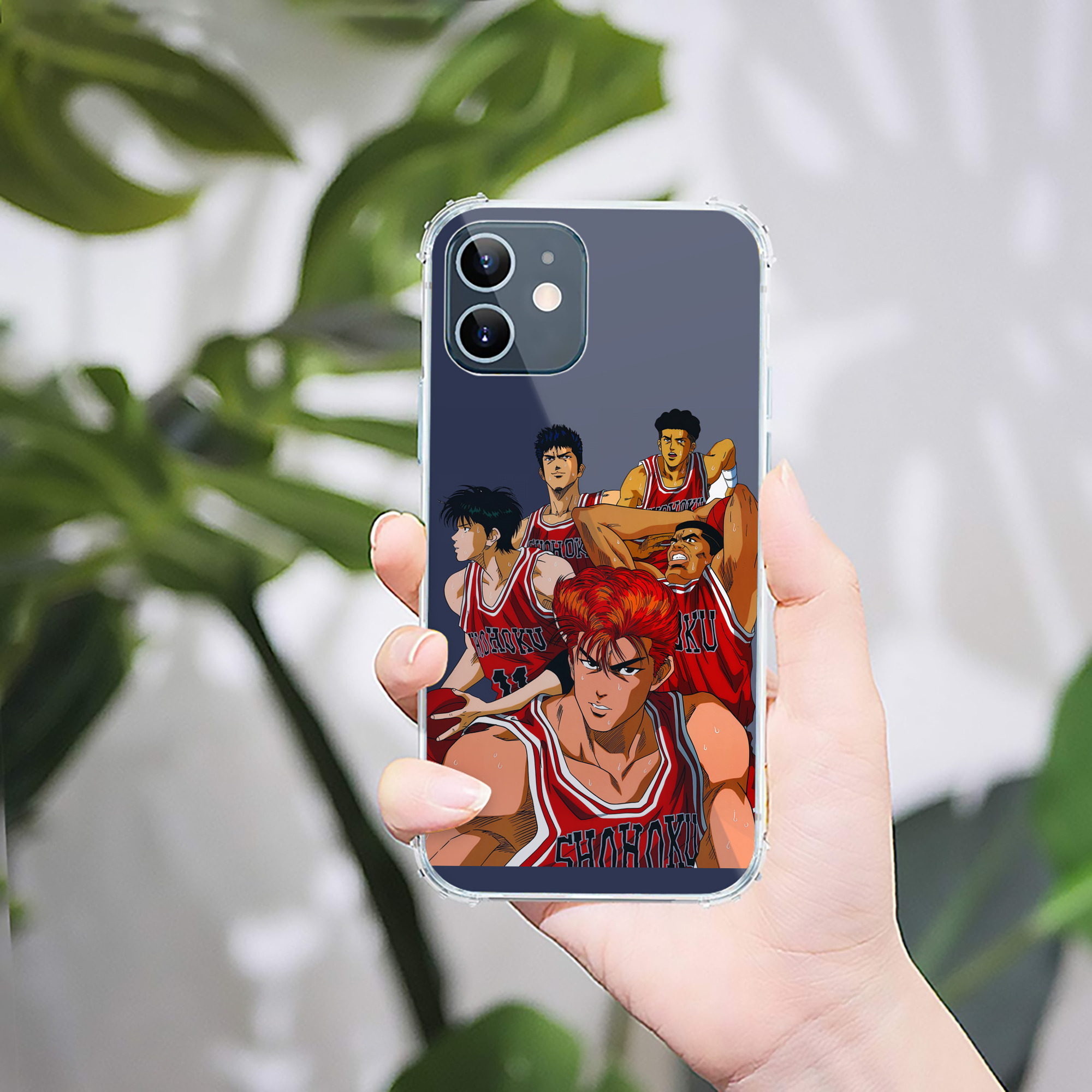 （画像用） SLAM DUNK／スラムダンク 【iPhone 12シリーズ対応】透明スマホケース（クリアソフトケース）